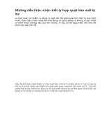 Những dấu hiệu nhận biết ly hợp quạt làm mát bị hư 