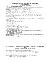 ®Ò kh¶o s¸t chÊt l­îng ®Çu n¨m 2008-2009