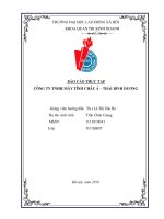 BÁO CÁO THỰC TẬP quản trị kinh doanh  CÔNG TY TNHH MÁY TÍNH CHÂU Á – THÁI BÌNH DƯƠNG