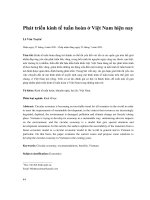 Phát triển kinh tế tuần hoàn ở Việt Nam hiện nay