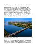 Một số vấn đề đặt ra qua sắp xếp đơn vị hành chính cấp xã trên địa bàn tỉnh thừa thiên huế 