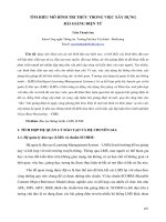 Tìm hiểu mô hình tri thức trong việc xây dựng bài giảng điện tử