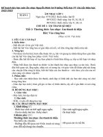 Tuần 1 KHBD âm nhạc 