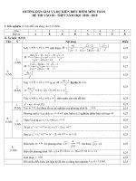 HƯỚNG DẪN CHẤM TOÁN 8