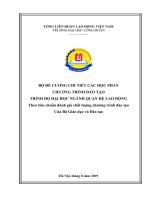 1  đề cương chi tiết QHLĐ 2019 