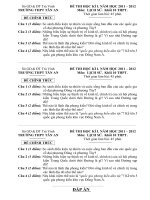 SỞ GD& ĐT TRÀ VINH