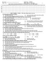 1/ Dấu hiệu độc đáo nhất của sự sống là