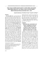 Tình trạng nhiễm khuẩn khớp và phần mềm cạnh khớp trên bệnh nhân gút tại Trung tâm Cơ xương khớp – Bệnh viện Bạch Mai giai đoạn 2020-2021