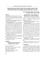 Đánh giá kết quả phẫu thuật cắt gan điều trị ung thư biểu mô tế bào gan tại Bệnh viện Thanh Nhàn – Hà Nội