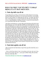 BÁO cáo THỰC tập tổ CHỨC và HOẠT ĐỘNG của ủy BAN NHÂN dân 