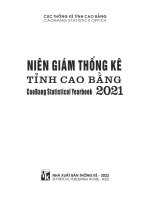 Niên giám Thống kê tỉnh Cao Bằng 2021