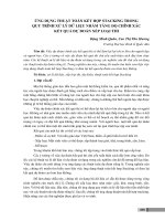 Ứng dụng thuật toán kết hợp Stacking trong quy trình xử lý dữ liệu nhằm tăng độ chính xác kết quả dự đoán xếp loại thi