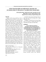 Phân tích đặc điểm can thiệp dược lâm sàng với các kháng sinh ưu tiên quản lý tại Bệnh viện Thanh Nhàn
