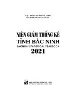 Niên giám thống kê tỉnh Bắc Ninh 2021
