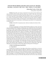 Chuyển đổi số trong giáo dục đào tạo ở các trường đại học, cao đẳng Việt Nam - Thực trạng và giải pháp