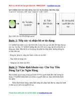 QUY TRÌNH CHO VAY TIÊU DÙNG tại các NGÂN HÀNG THƯƠNG mại 