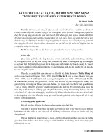 Lý thuyết chu kỳ và việc hỗ trợ sinh viên Gen Z trong học tập giữa bối cảnh chuyển đổi số