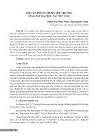 Chuyển đổi số trong môi trường giáo dục đại học tại Việt Nam