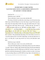 bai phat bieu cua hieu truong tai buoi le phat dong phong chong ma tuy 