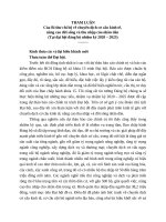 tham luan ve chuyen dich co cau kinh te 