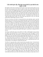 lien minh giai cap tang lop trong thoi ky qua do len chu nghia xa hoi 