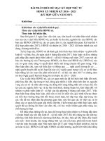 bai phat bieu be mac ky hop thu tu HĐND xa 2017 