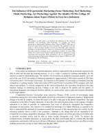 The Influence Of Experiential Marketing (Sense Marketing, Feel Marketing, Think Marketing, Act Marketing) Against The Quality Of The College Of Religious Islam Negeri (Ptkin) In East Java Indonesia
