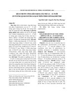 Kích thước vùng hầu họng của trẻ 12 – 15 tuổi có tương quan xương loại II trên phim Cephalometric