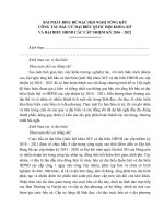 bai phat bieu be mac hoi nghi tong ket quoc hoi khoa 14 