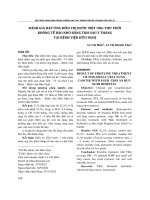 Đánh giá đáp ứng điều trị bước một ung thư phổi không tế bào nhỏ bằng TKIs sau 3 tháng tại Bệnh viện Hữu nghị