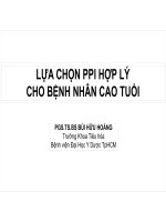 Đặc điểm PPi và so sánh trong cùng nhóm 