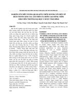 Nghiên cứu mối tương quan giữa thốn xương với một số kích thước bàn tay, chi trên và chiều cao đứng trên sinh viên trường Đại học Y Dược Thái Bình