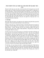 Phát triển năng lực hợp tác cho sinh viên đại học việt nam