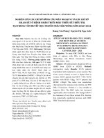 Nghiên cứu các chỉ số hồng cầu máu ngoại vi và các chỉ số bilan sắt ở bệnh nhân thiếu máu thiếu sắt điều trị tại Trung tâm Huyết học Truyền máu Hải Phòng năm 2020–2021