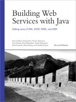 Building web services with java making sense of xml, soap, wsdl, and uddi (second edition)   part 1