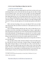 Cơ sở lý luận về hợp đồng lao động làm luận văn