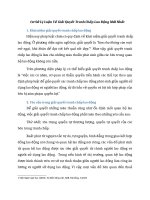 Cơ sở lý luận về giải quyết tranh chấp lao động mới nhất