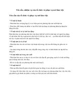 Yêu cầu, nhiệm vụ của tổ chức và phục vụ nơi làm việc vndoc com