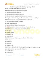 Câu hỏi trắc nghiệm môn xã hội học đại cương   phần 1