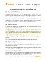 Những biện pháp cấp bách kiềm chế lạm phát vndoc com