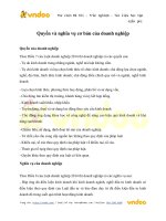 Quyền và nghĩa vụ cơ bản của doanh nghiệp vndoc com