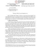 Công văn một số điểm lưu ý về đại hội đảng