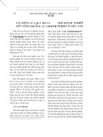 0227 tác động của quy mô và tuổi đời doanh nghiệp đến tăng trưởng của doanh nghiệp ở việt nam