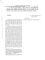 0187 thực trạng lao động   việc làm của thanh niên trong quá trình chuyển dịch cơ cấu kinh tế tại huyện cao lãnh và TP cao lãnh tỉnh đồng tháp