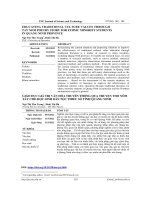 GIÁO DỤC GIÁ TRỊ VĂN HÓA TRUYỀN THỐNG QUA TRUYỆN THƠ NÔM TÀY CHO HỌC SINH DÂN TỘC THIỂU SỐ TỈNH QUẢNG NINH