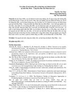 Các nhân tố ảnh hưởng đến sự hài lòng của khách du lịch tại tỉnh Hủa Phăn – Cộng hòa Dân chủ Nhân dân Lào