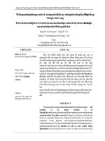 0570 mối quan hệ giữa quy mô và năng suất đất của nông hộ trồng lúa đồng bằng sông cửu long