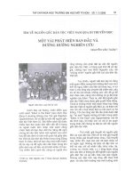 0163 tìm về nguồn gốc dân tộc việt nam qua di truyền học một vài phát hiện ban đầu và đường hướng nghiên cứu