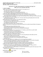 NỘI DUNG CÂU HỎI THAM KHẢO ÔN TẬP KIỂM TRA HỌC KÌ I MÔN VẬT LÍ 10