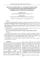 0384 phân tích chuỗi dịch vụ   lợi nhuận trong hoạt động kinh doanh của công ty trường hợp công ty cổ phần đầu tư phát triển công nghệ ROBO